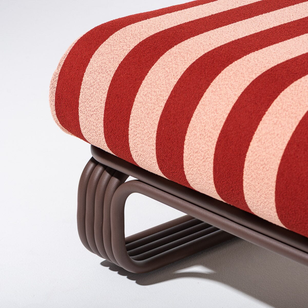 Contini Ottoman Kit - Merlot & Terry Terracotta Stripe Contini Ottoman Kit Business & Pleasure Co Aus 