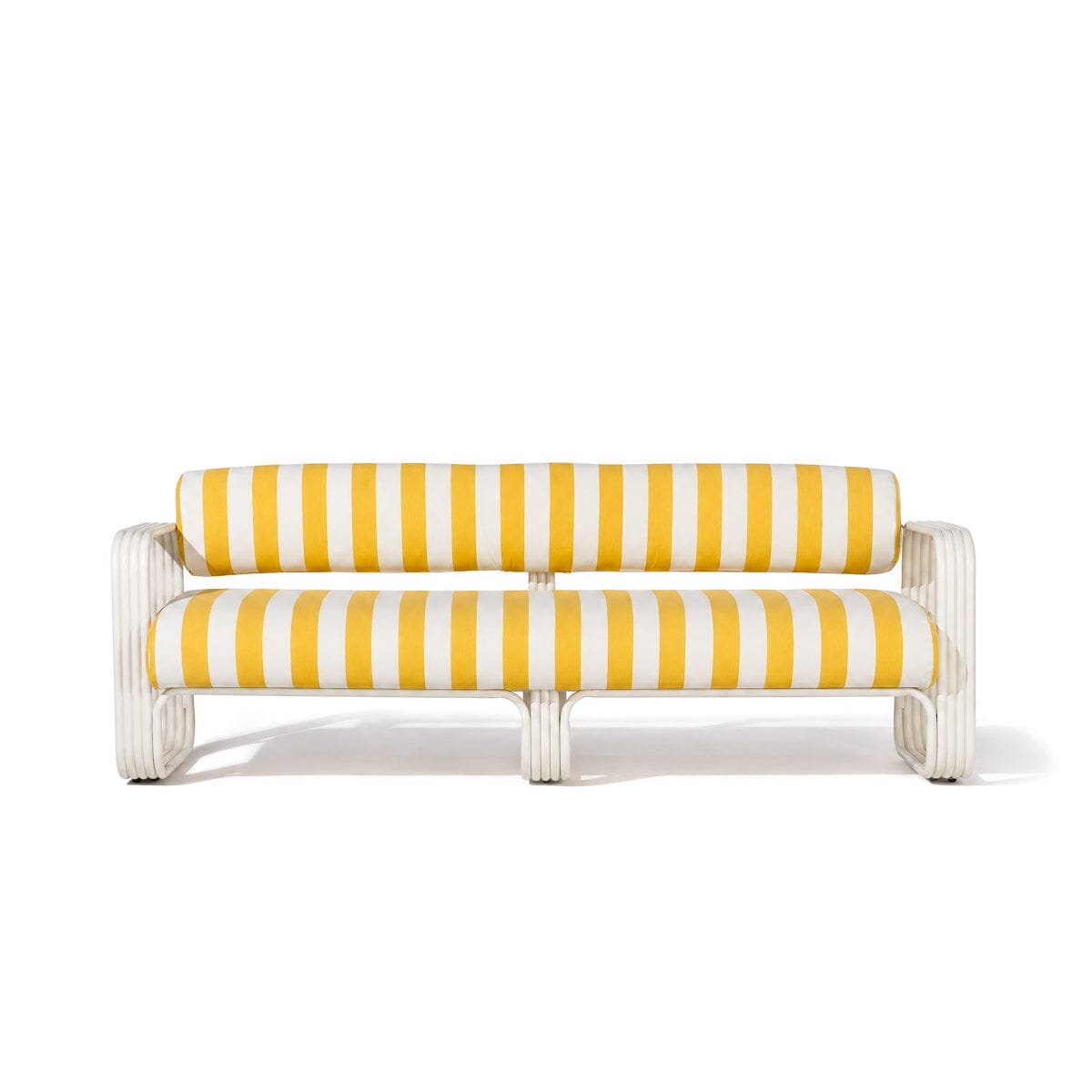 Product image of Contini Sofa Kit in Crew Mimosa Stripe | Antique White Frame Contini Sofa Kit Business & Pleasure Co Aus 
