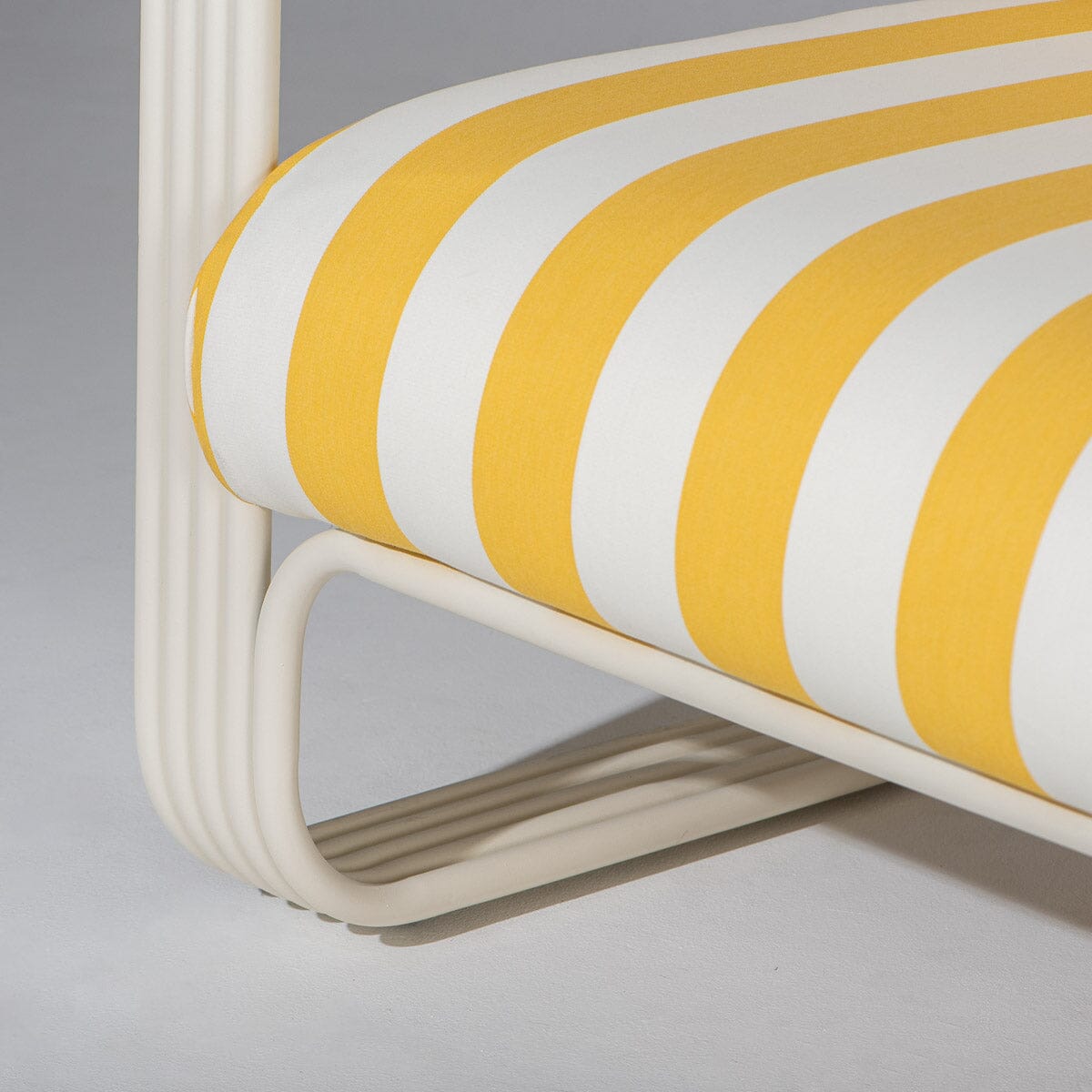 Contini Sofa Kit in Crew Mimosa Stripe | Antique White Frame Contini Sofa Kit Business & Pleasure Co Aus 