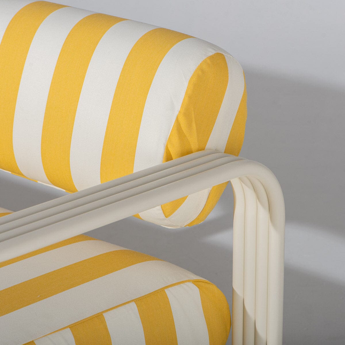 Contini Sofa Kit in Crew Mimosa Stripe | Antique White Frame Contini Sofa Kit Business & Pleasure Co Aus 