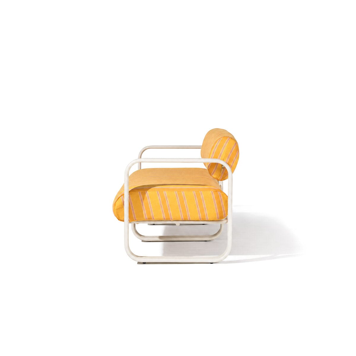 Contini Sofa Kit Bistro Papaya Stripe | Antique White Frame Contini Sofa Kit Business & Pleasure Co Aus 