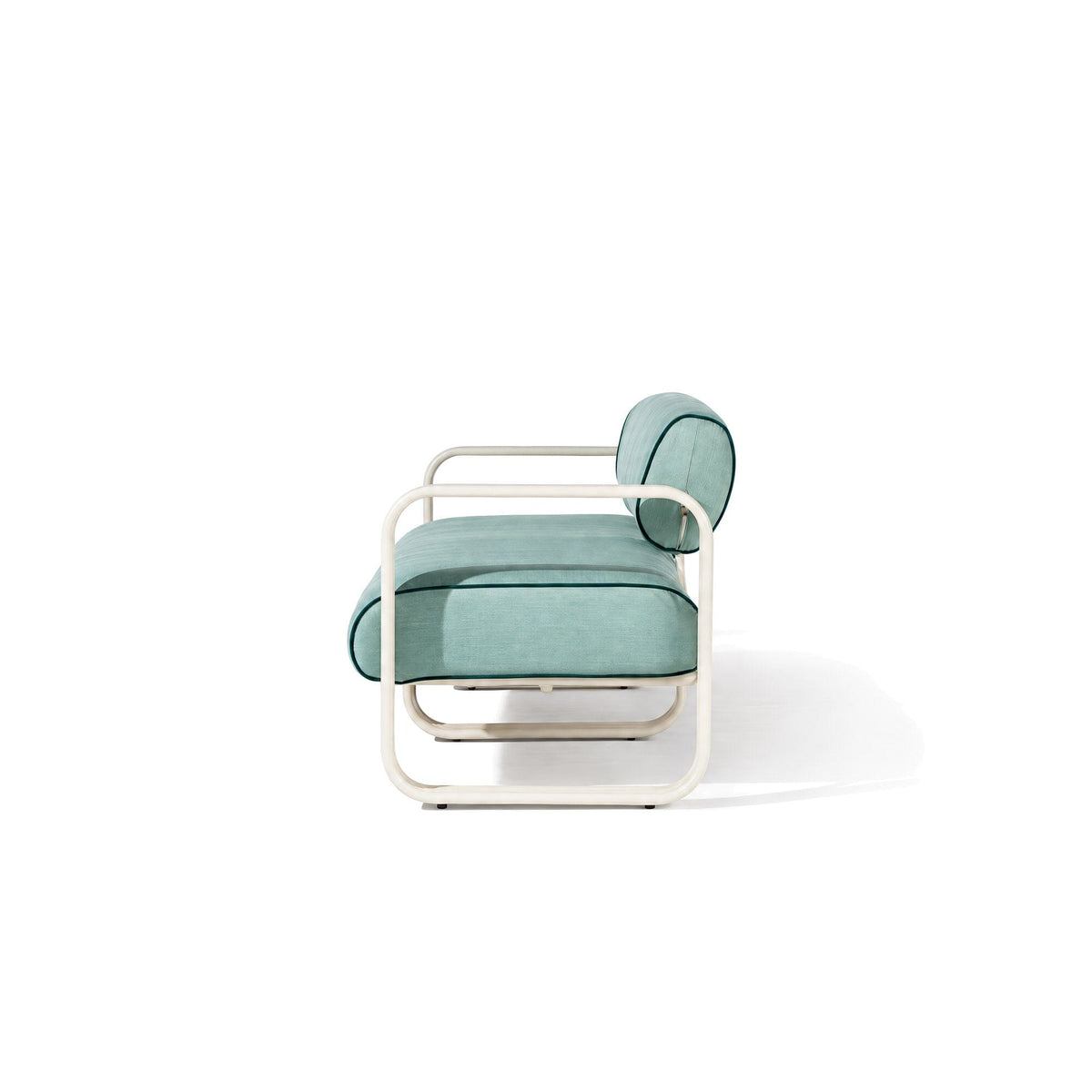Contini Sofa Kit in Rivie Green | Antique White Frame Contini Sofa Kit Business & Pleasure Co Aus 