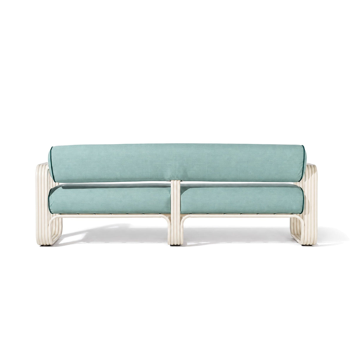 Contini Sofa Kit in Rivie Green | Antique White Frame Contini Sofa Kit Business & Pleasure Co Aus 