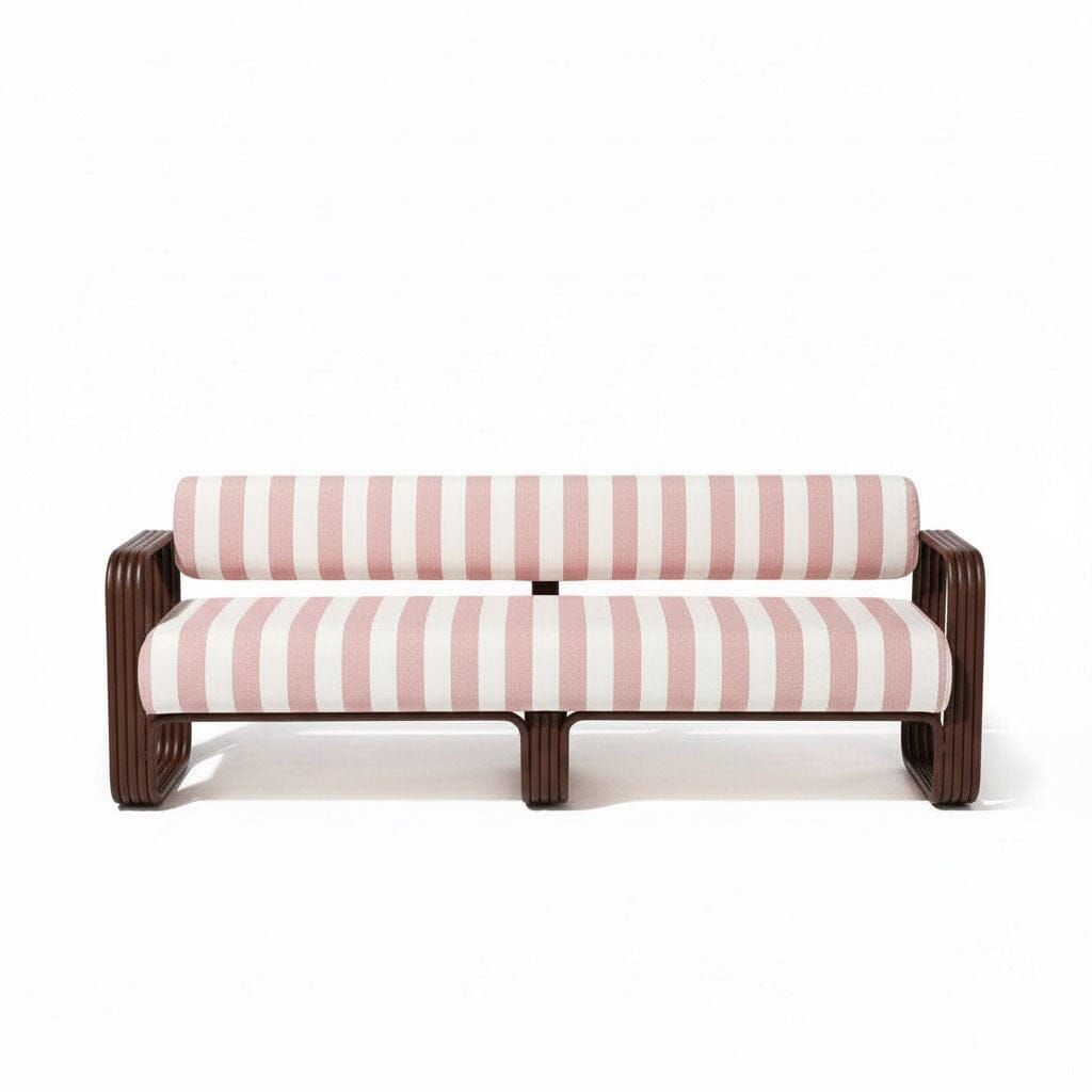 Product image of Contini Sofa in Crew Pink | Merlot Frame Contini Sofa Kit Business & Pleasure Co Aus 