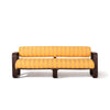 Swatch for Contini Sofa Kit in Bistro Papaya | Merlot Frame