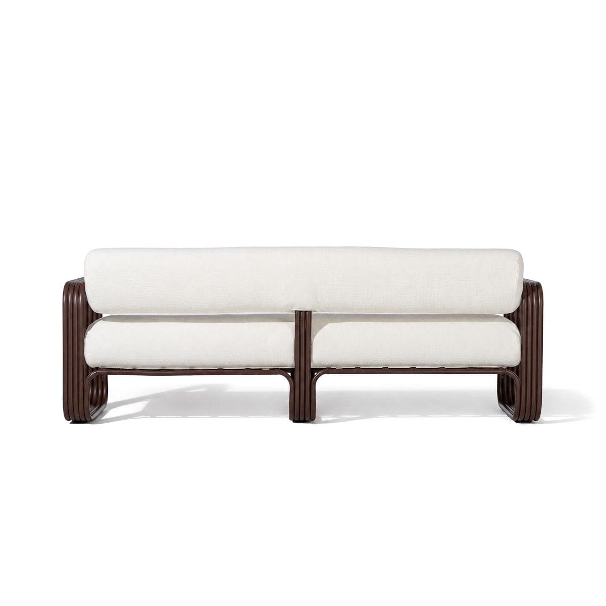 Contini Sofa Kit in Boucle Antique White | Merlot Frame Contini Sofa Kit Business & Pleasure Co Aus 