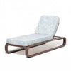 Swatch for Contini Sun Lounger Kit in Hanalei Bay Blue Jacquard | Merlot Frame