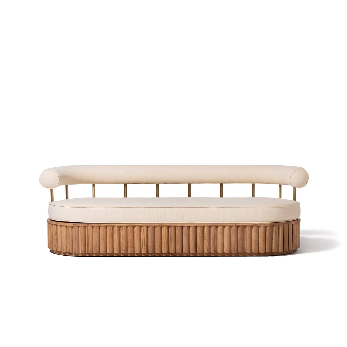 Daisy Sofa in Tiki Natural | Teakwood Frame Daisy Sofa Kit Business & Pleasure Co Aus 