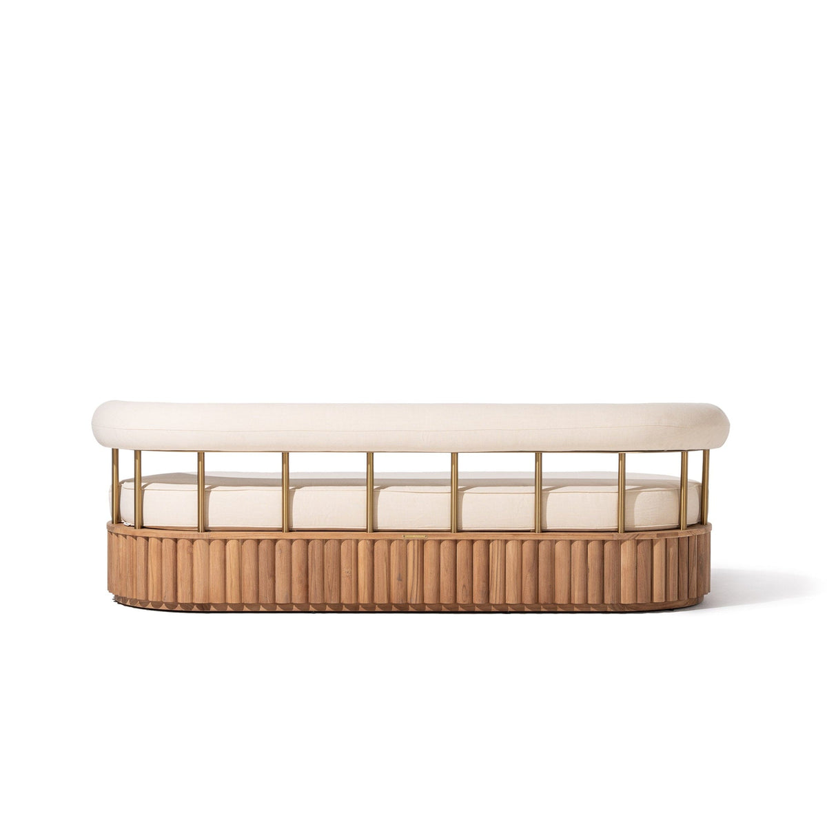 Daisy Sofa in Tiki Natural | Teakwood Frame Daisy Sofa Kit Business & Pleasure Co Aus 