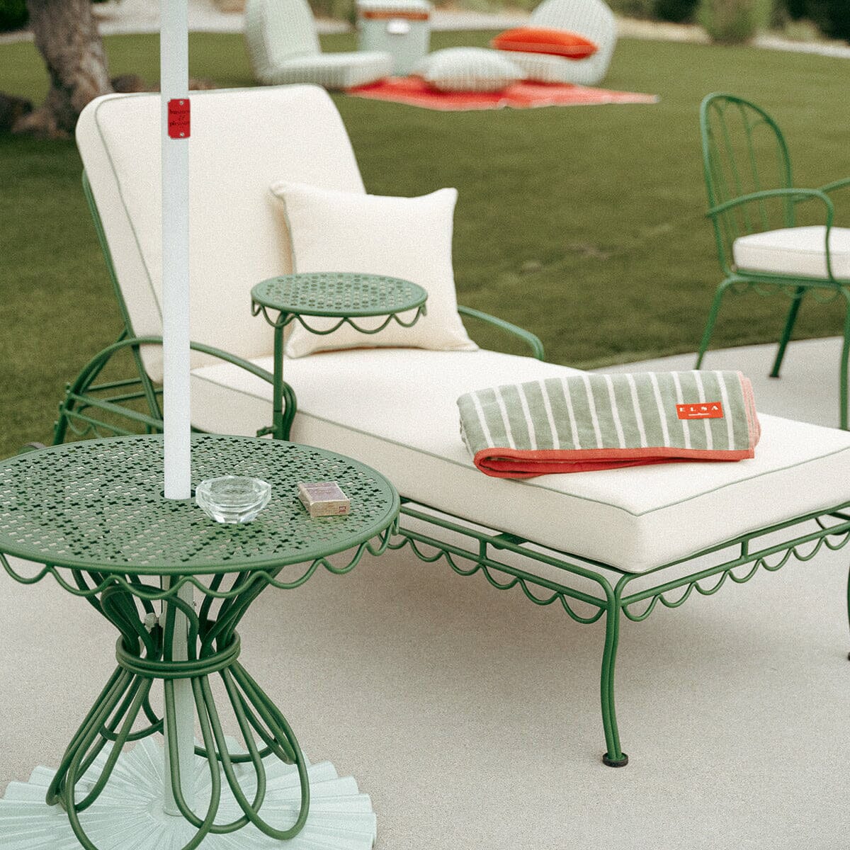 The Al Fresco Side Table - Elsa Green Al Fresco Side Table Business & Pleasure Co. 