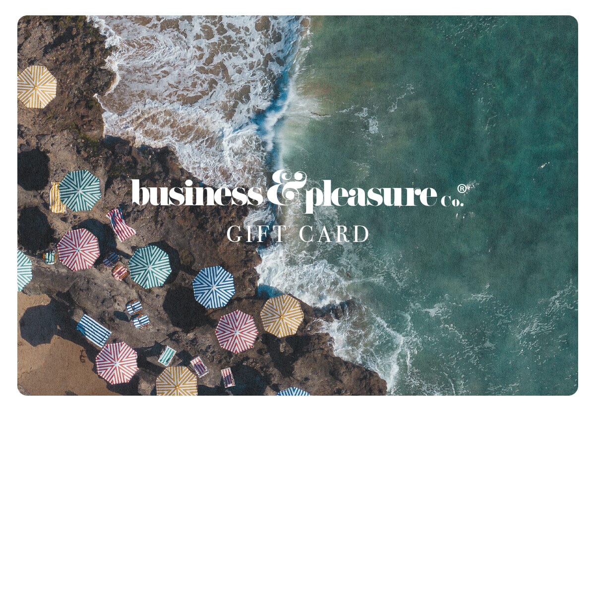 Gift Card Gift Cards Business & Pleasure Co. 