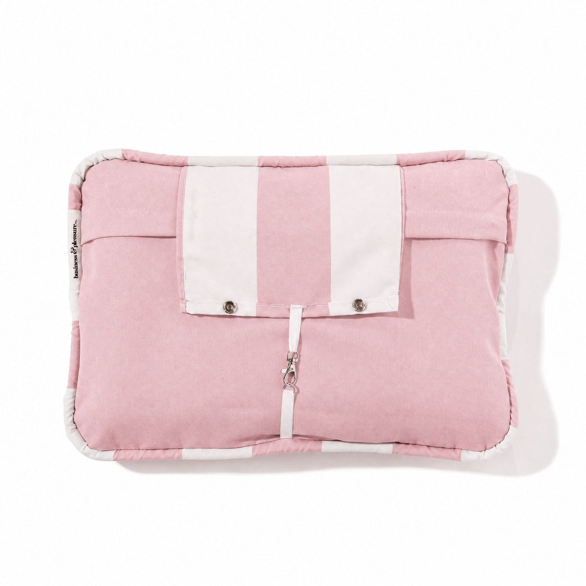 The Inflatable Beach Pillow - Crew Pink Stripe Inflatable Beach Pillow Business & Pleasure Co Aus 