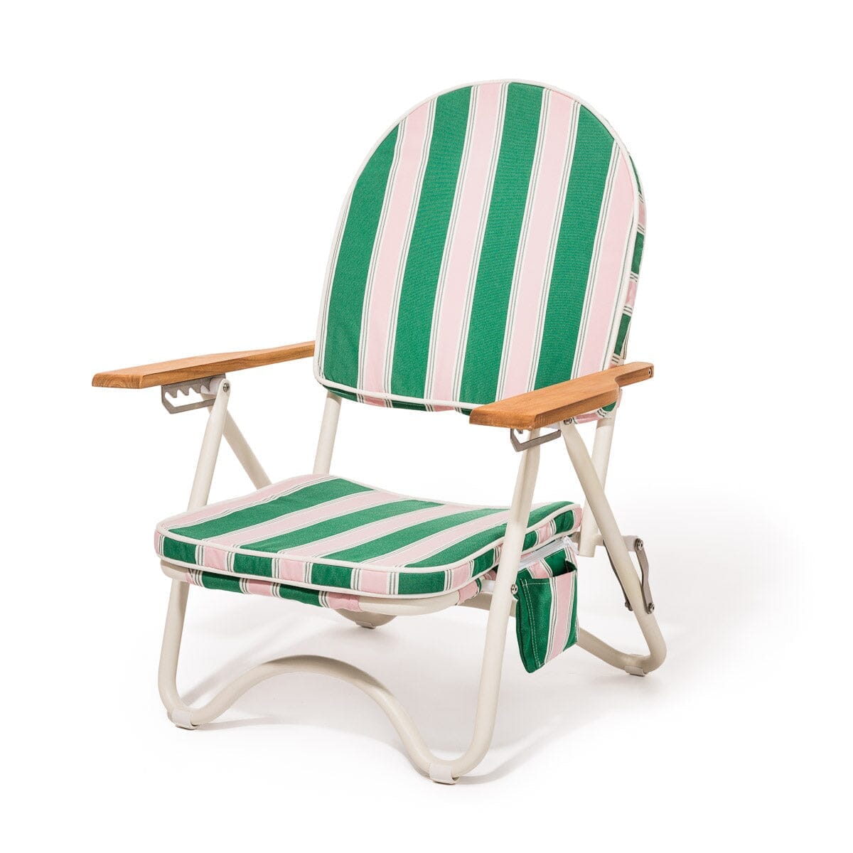 Product image of The Pam Chair - Bistro Green Stripe Pam Chair Business & Pleasure Co. 