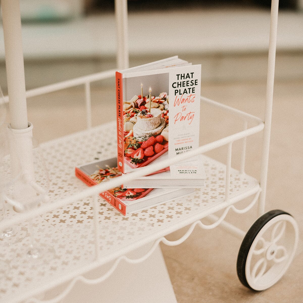 The Al Fresco Bar Cart - Antique White Al Fresco Bar Cart Business & Pleasure Co Aus 