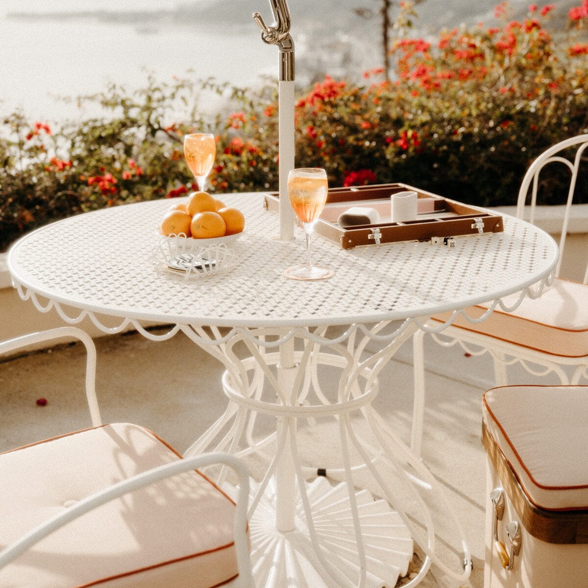 The Al Fresco Dining Table - Antique White Al Fresco Dining Table Business & Pleasure Co. 