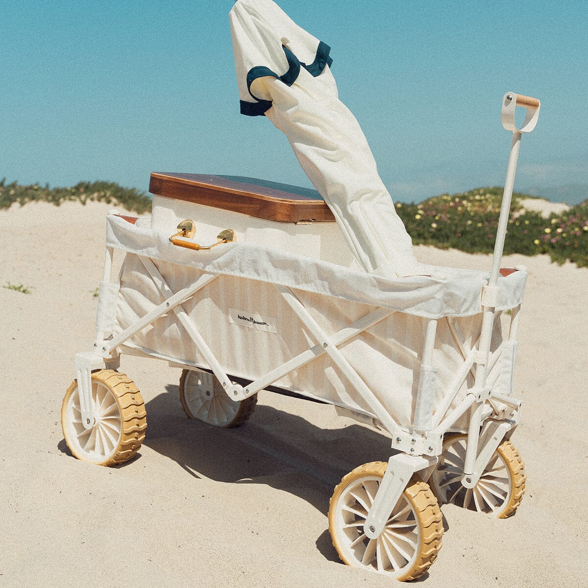 The Beach Cart - Monaco Natural Stripe Beach Cart Business & Pleasure Co Aus 