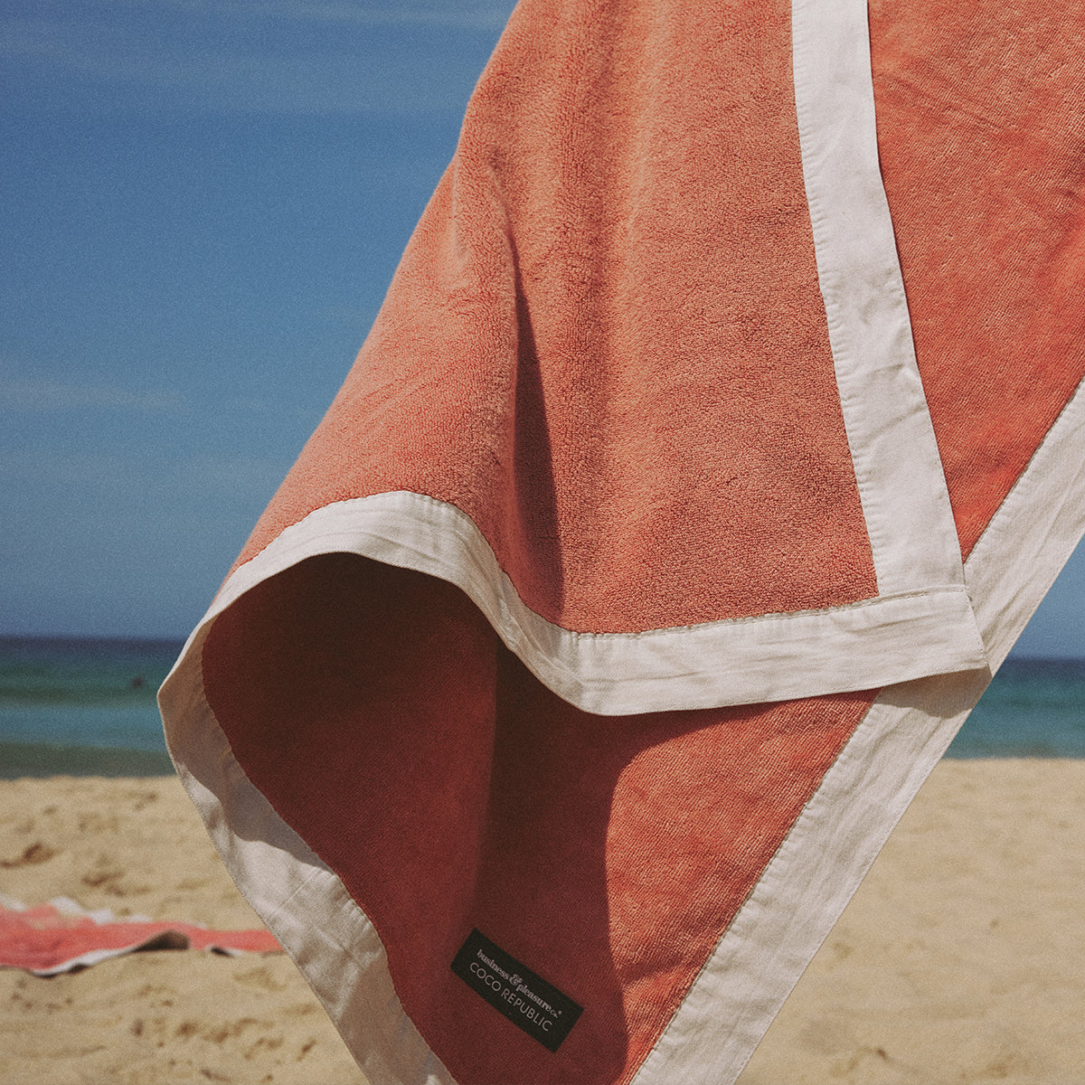 The Beach Towel - Coco Republic - Coral Natural