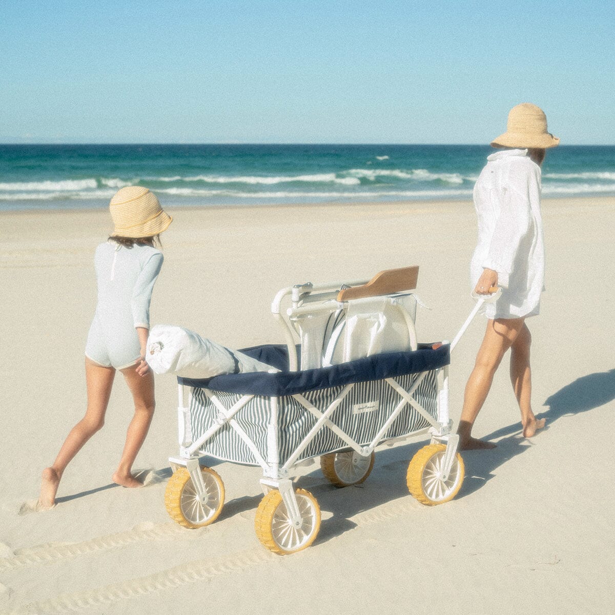 The Beach Cart - Laurens Navy Stripe Beach Cart Business & Pleasure Co Aus 