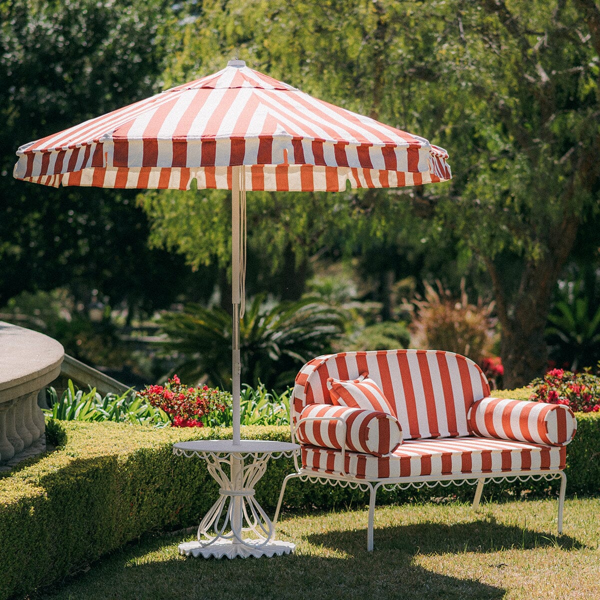 The Market Umbrella - Crew Le Sirenuse Stripe Market Umbrella Business & Pleasure Co. 