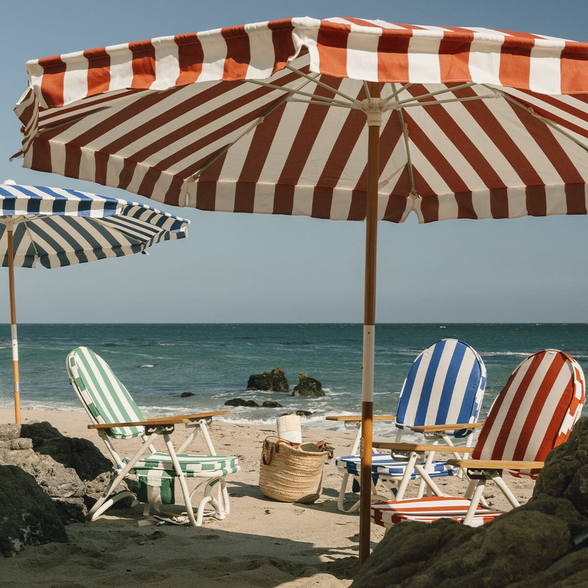 The Pam Chair - Crew Mediterranean Blue Stripe Pam Chair Business & Pleasure Co. 