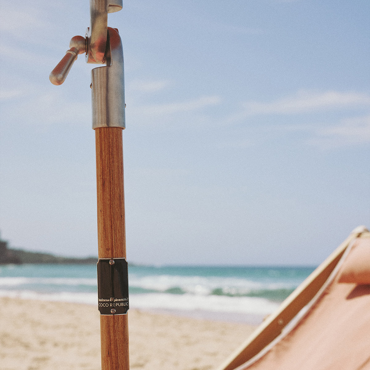 The Premium Beach Umbrella - Coco Republic - Coral Natural