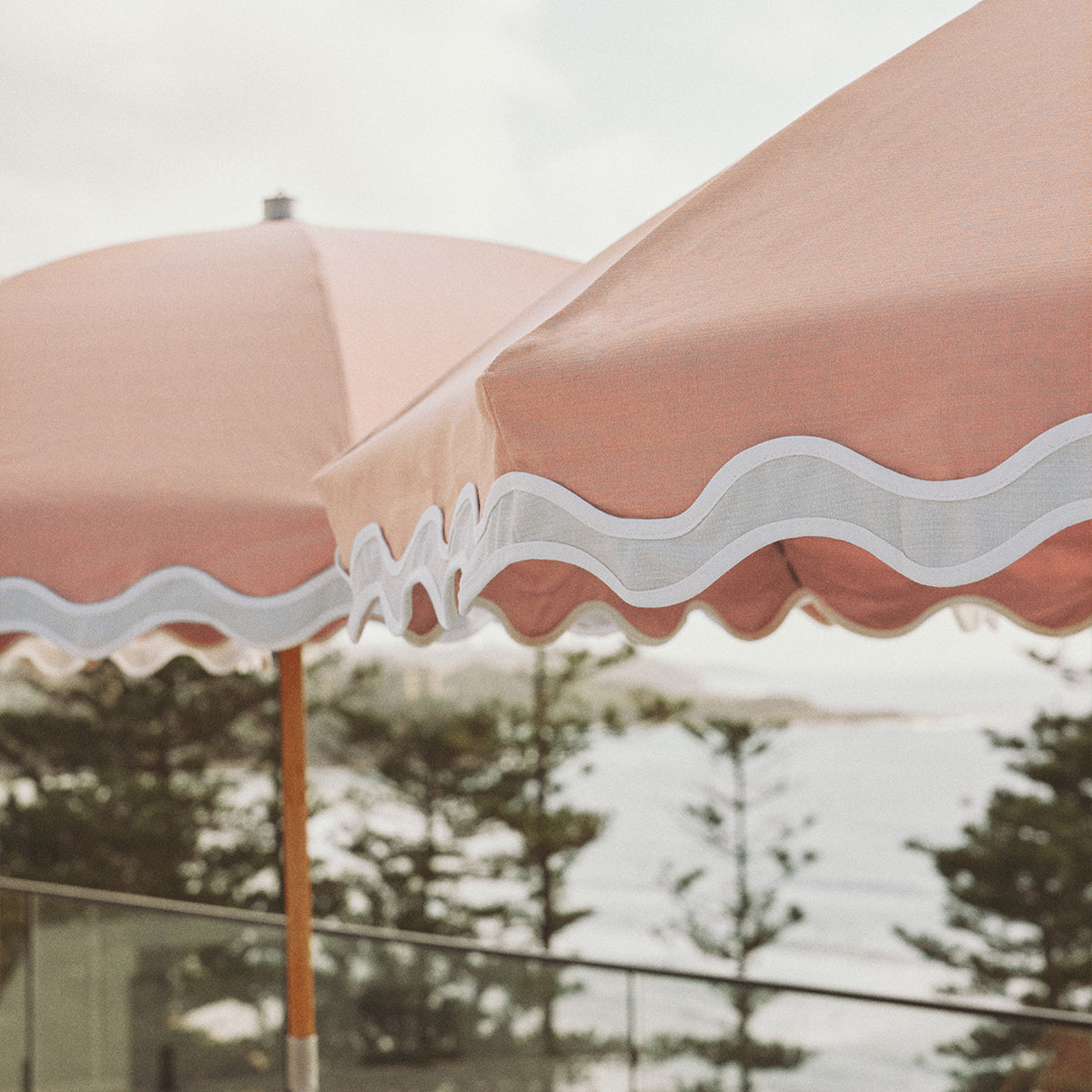 The Premium Beach Umbrella - Coco Republic - Coral Natural