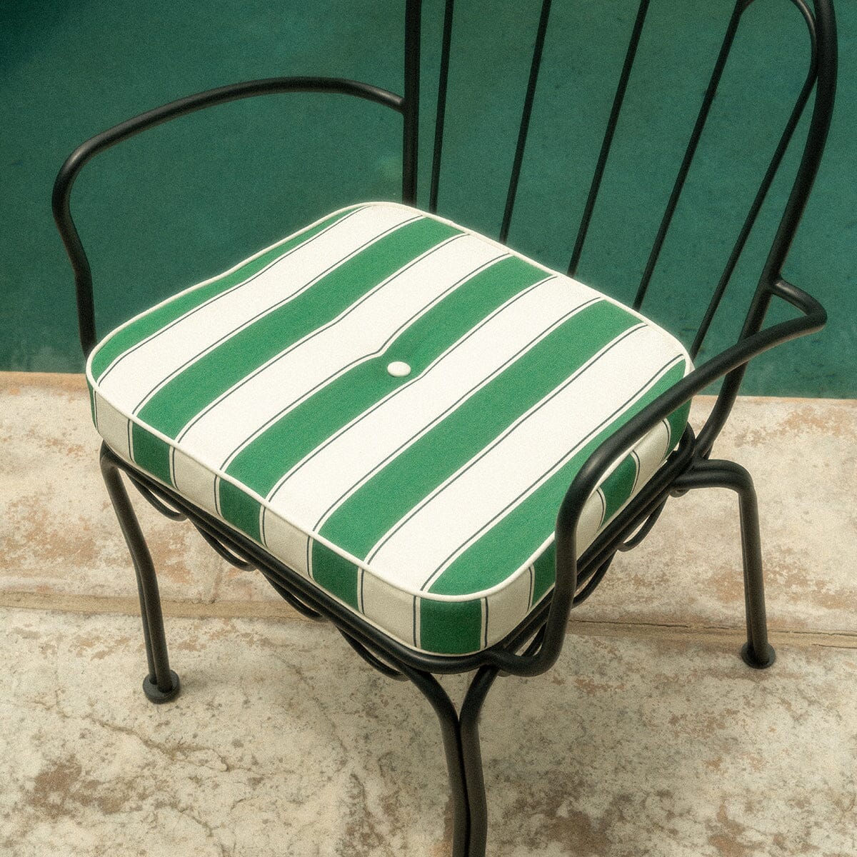 The Al Fresco Chair Cushion - STAUD Stripe Al Fresco Chair Cushion Business & Pleasure Co Aus 