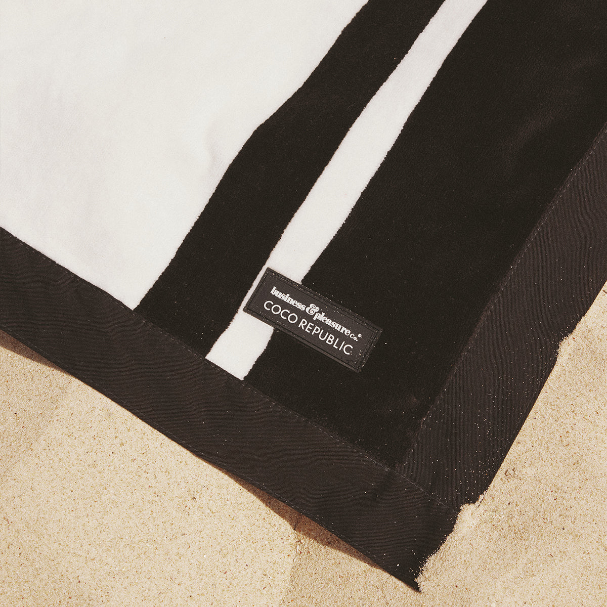 The Beach Towel - Coco Republic - Black White