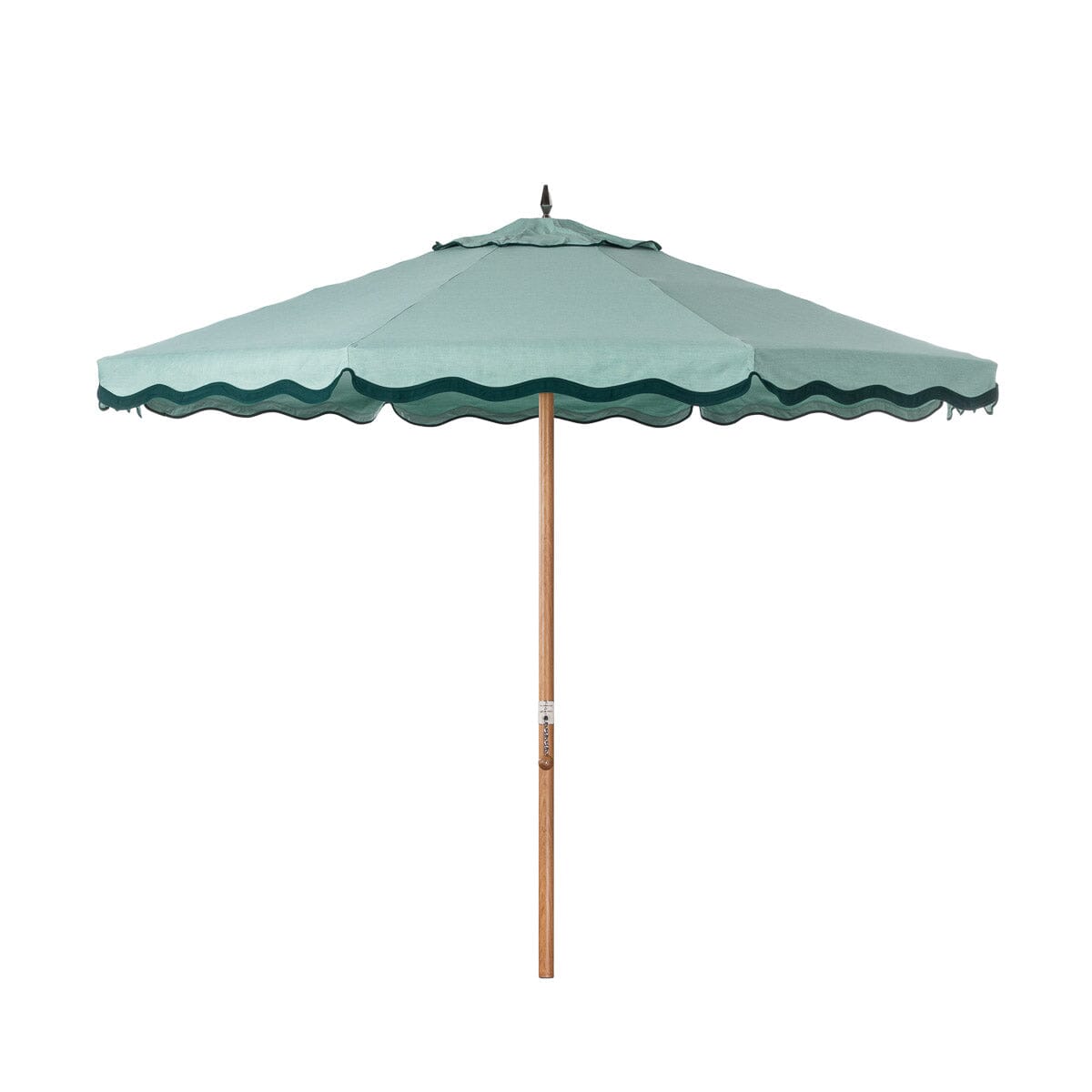 Product image of Resort Market Umbrella | Rivie Green & Transfer Teak Frame Resort Market Umbrella Kit Business & Pleasure Co Aus 