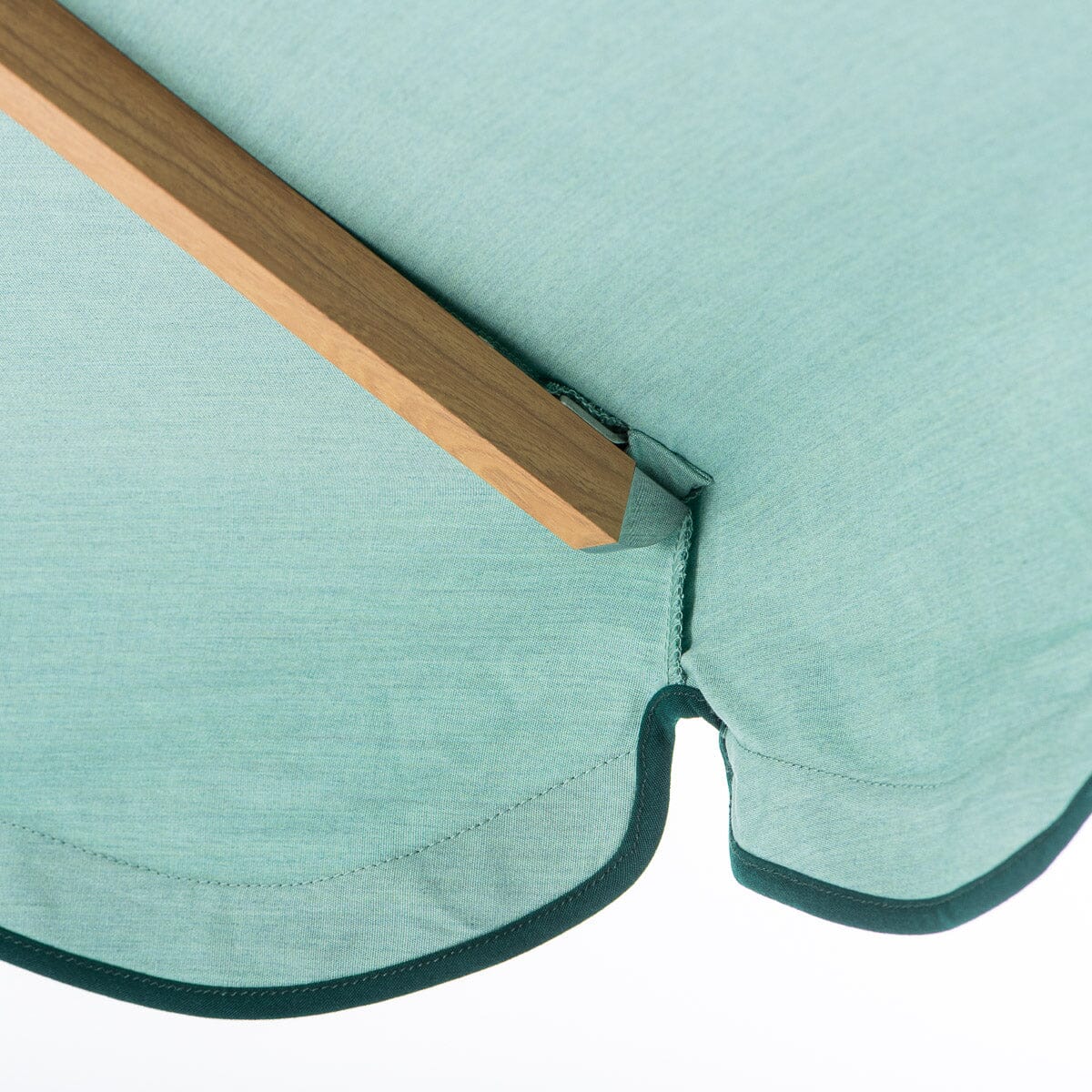 Resort Market Umbrella | Rivie Green & Transfer Teak Frame Resort Market Umbrella Kit Business & Pleasure Co Aus 