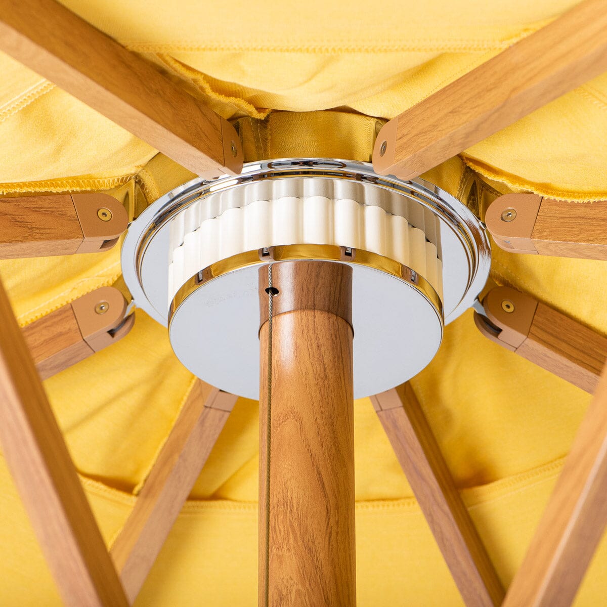 Resort Market Umbrella | Rivie Mimosa & Transfer Teak Frame Resort Market Umbrella Kit Business & Pleasure Co Aus 