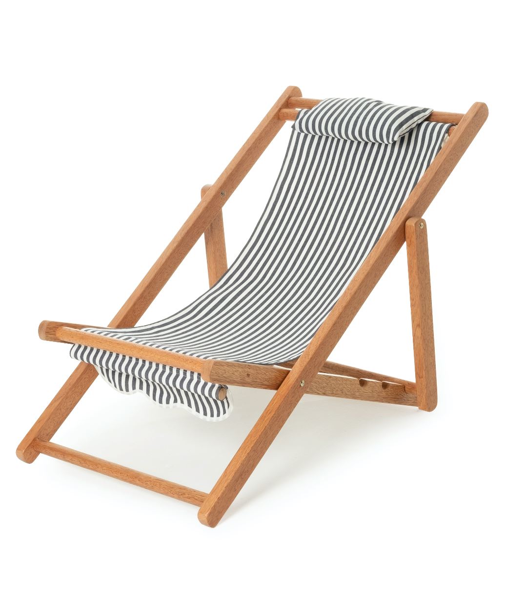 The Mini Sling - Lauren's Navy Stripe Mini Sling Chair Business & Pleasure Co 