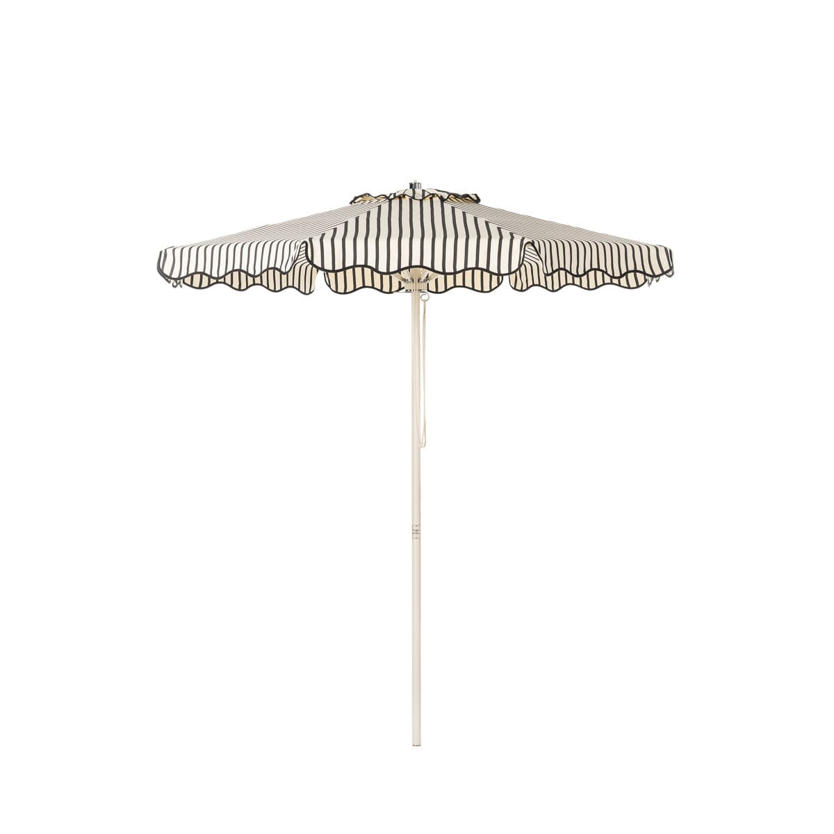 Product image of Terrace Umbrella in Monaco Black Stripe | Antique White Frame Terrace Umbrella Kit Business & Pleasure Co Aus 2.1 m 