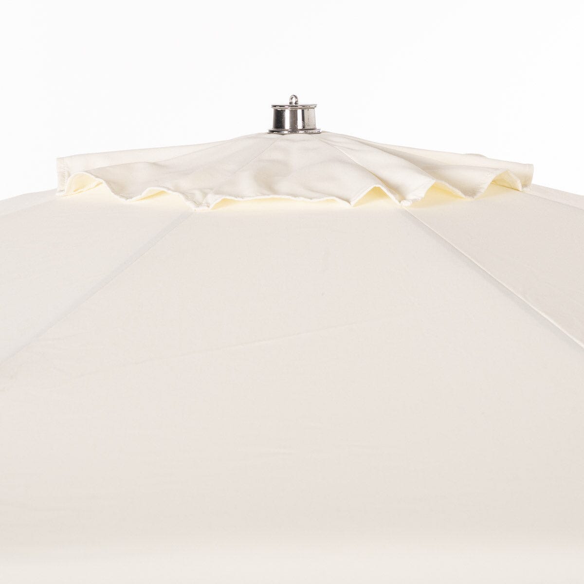 Terrace Umbrella in Antique White | Transfer Teak Frame Terrace Umbrella Kit Business & Pleasure Co Aus 