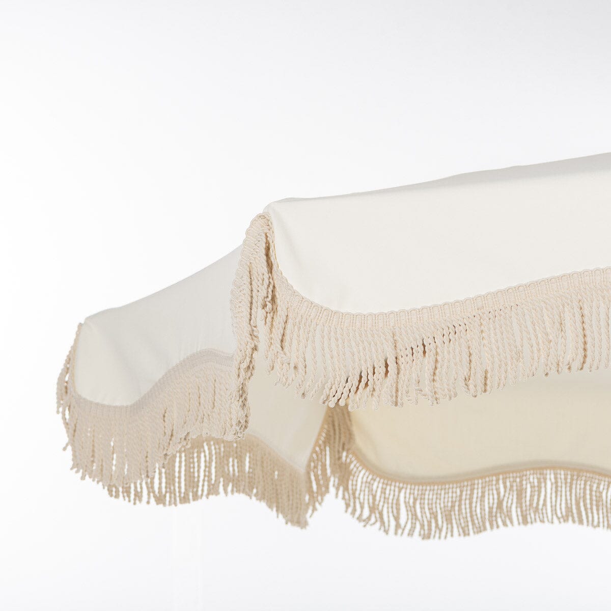 Terrace Umbrella in Antique White | Transfer Teak Frame Terrace Umbrella Kit Business & Pleasure Co Aus 