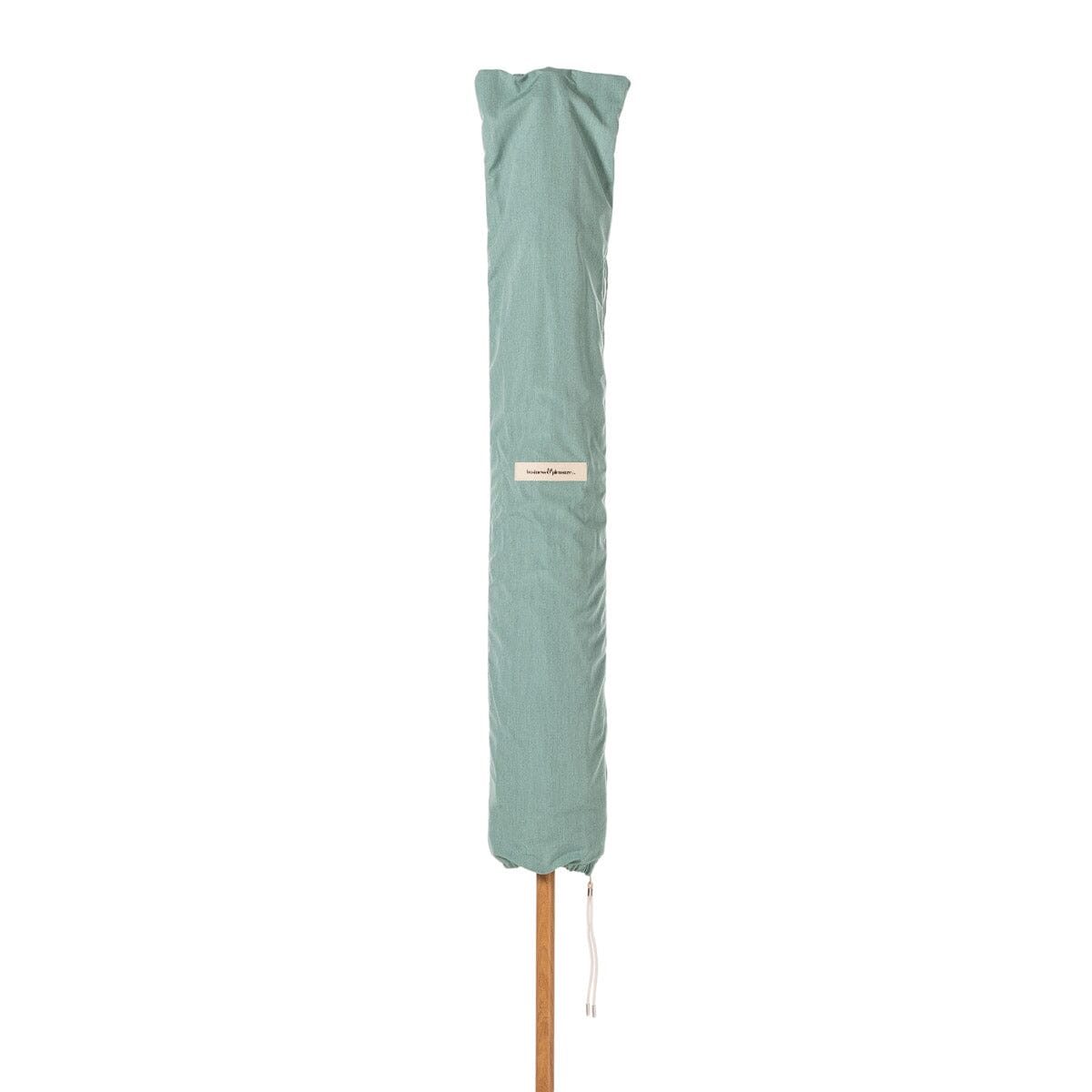 Terrace Umbrella in Rivie Green | Transfer Teak Frame Terrace Umbrella Kit Business & Pleasure Co Aus 