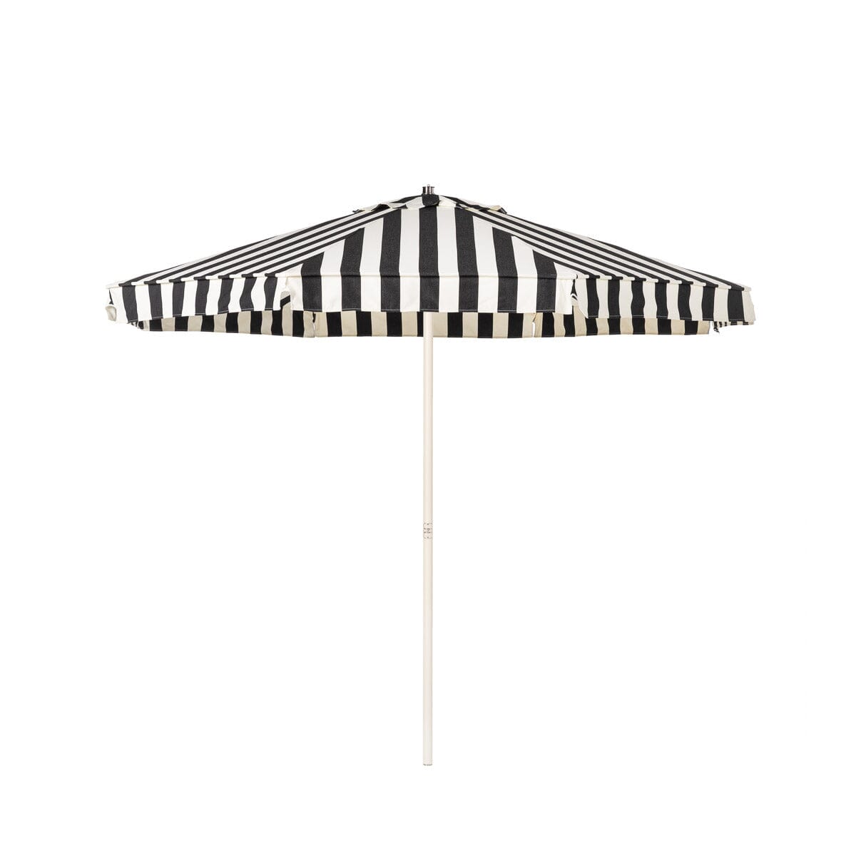 Product image of Terrace Umbrella in Crew Vintage Black Stripe | Antique White Frame Terrace Umbrella Kit Business & Pleasure Co Aus 