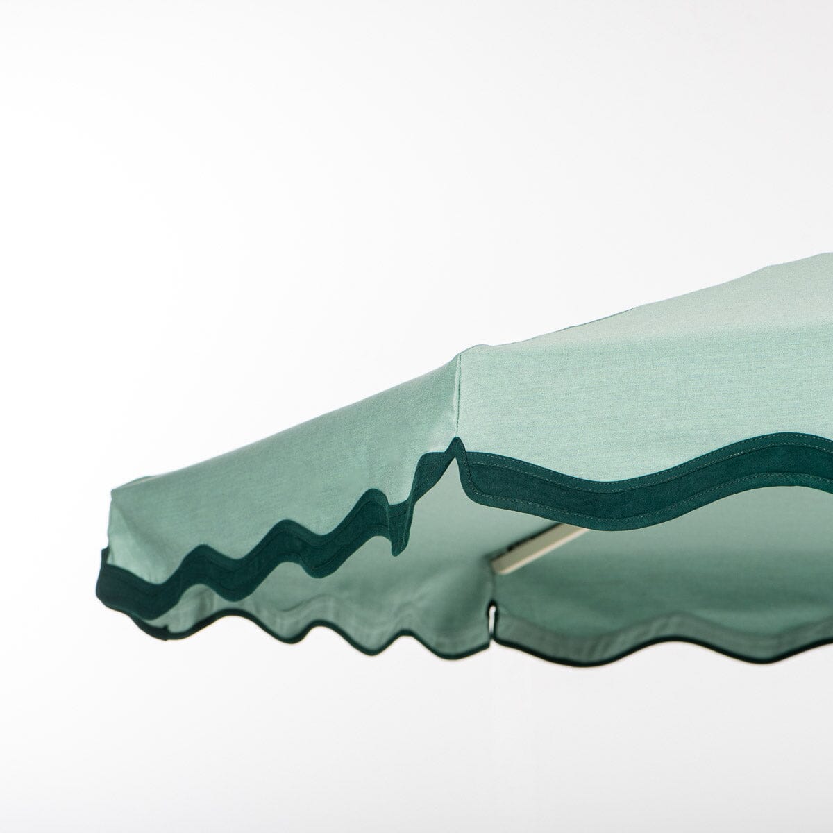 Terrace Umbrella in Rivie Green | Antique White Frame Terrace Umbrella Kit Business & Pleasure Co Aus 