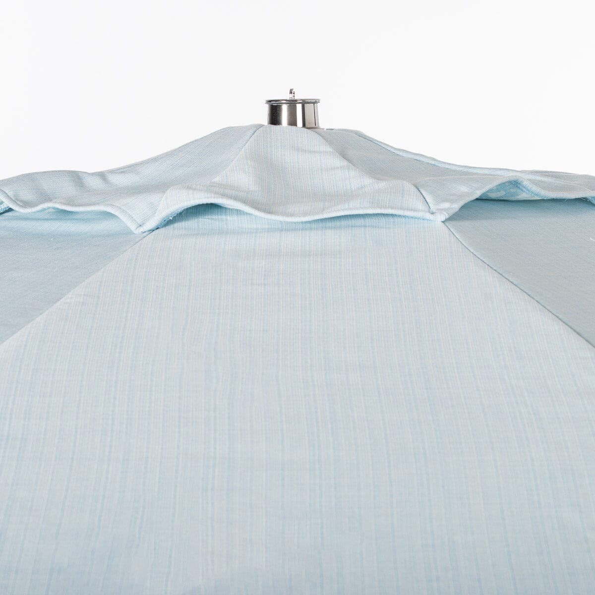 Terrace Umbrella in Hanalei Bay Blue Jacquard | Antique White Frame Terrace Umbrella Kit Business & Pleasure Co Aus 