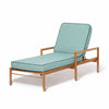 Swatch for Wes Sun Lounger in Rivie Green | Teakwood Gold