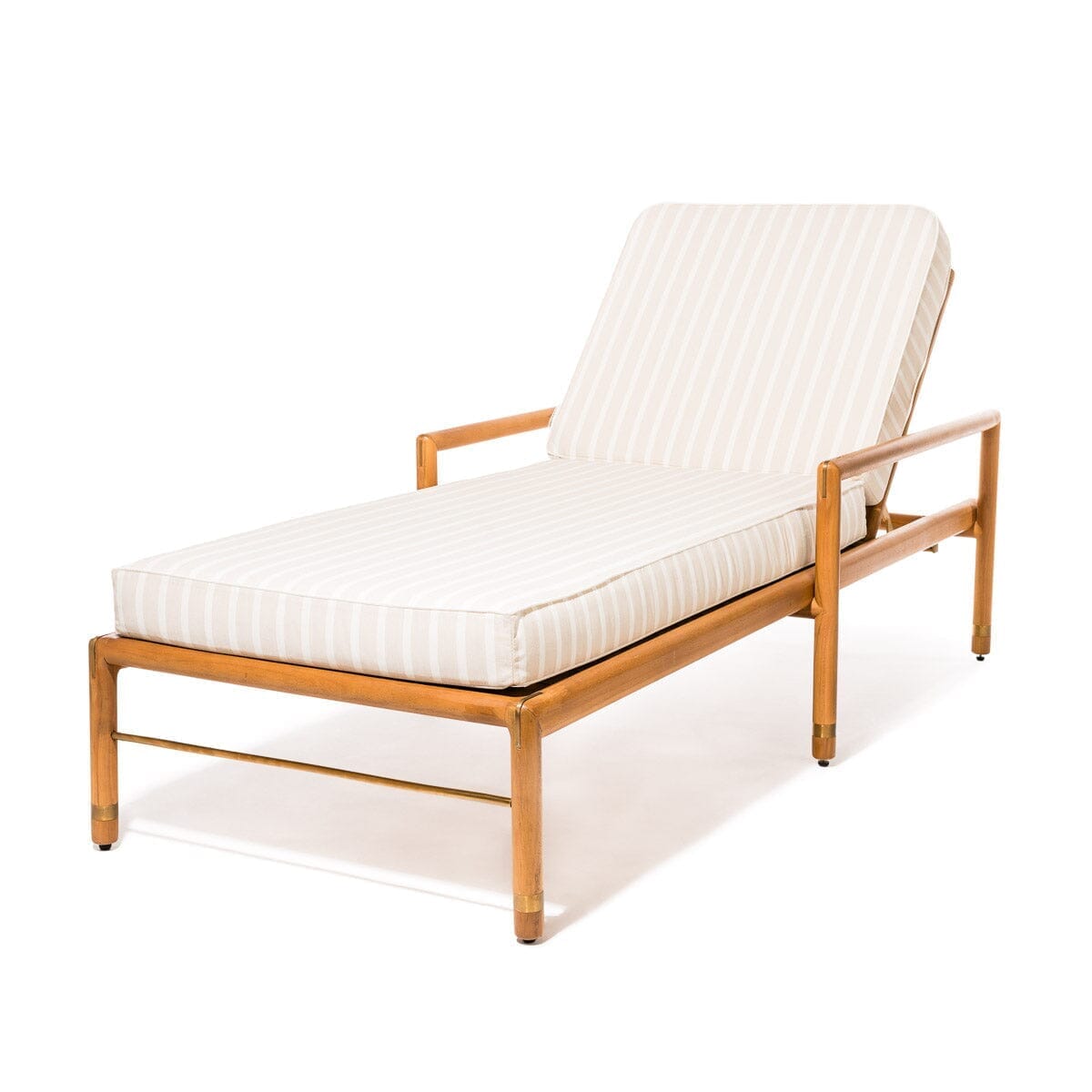 The Wes Sun Lounger - Frame - Teakwood Gold Wes Sun Lounger Business & Pleasure Co Aus 