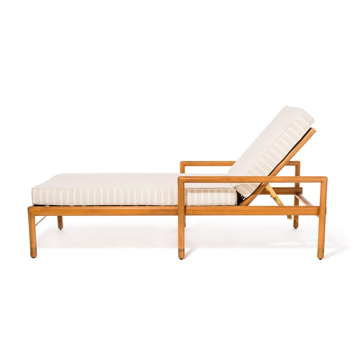 The Wes Sun Lounger - Frame - Teakwood Gold Wes Sun Lounger Business & Pleasure Co Aus 