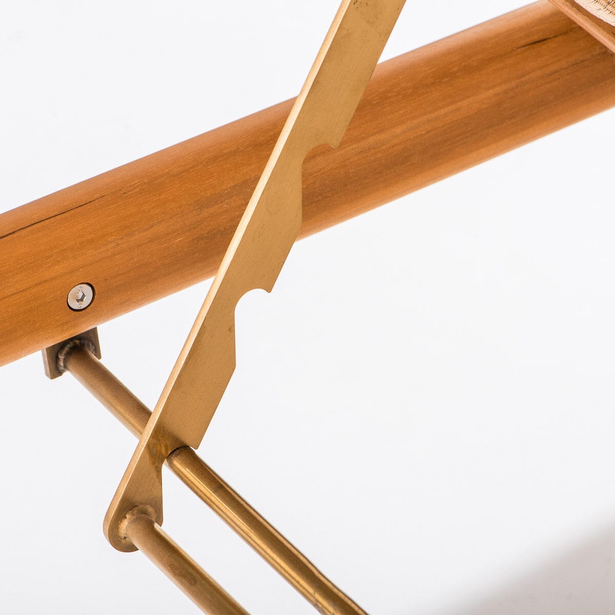 The Wes Sun Lounger - Frame - Teakwood Gold Wes Sun Lounger Business & Pleasure Co Aus 