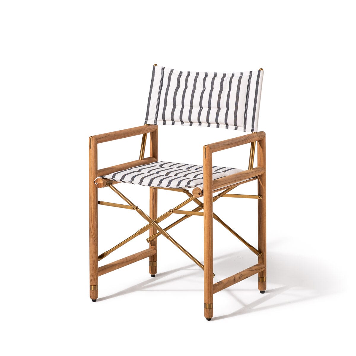 Product image of Wes Director Chair Kit - Teakwood Gold & Monaco Black Wes Director Chair Kit Business & Pleasure Co Aus 