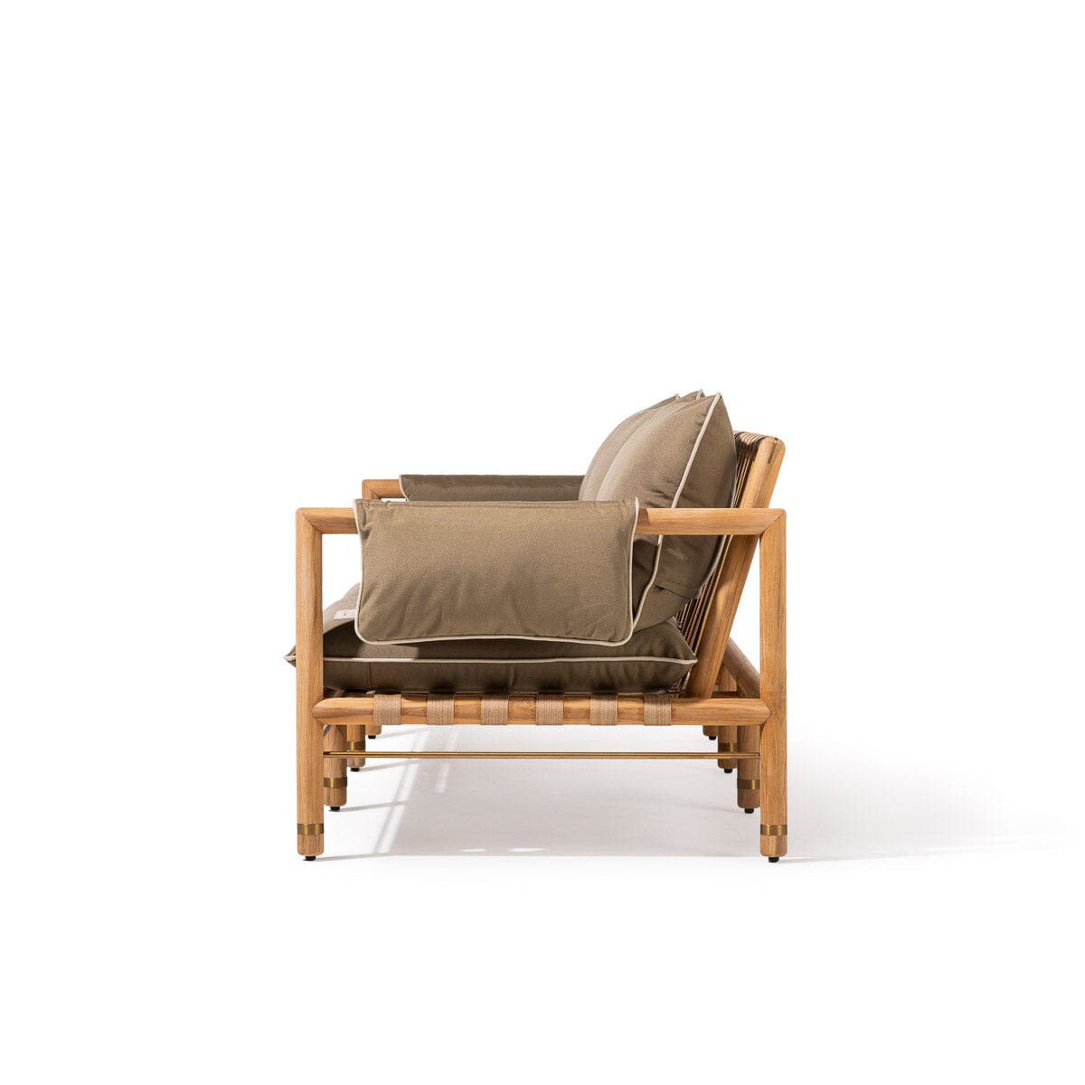 The WES Sofa x Jenni Kayne in Grove | Teakwood Frame Wes Sofa Kit Business & Pleasure Co Aus 