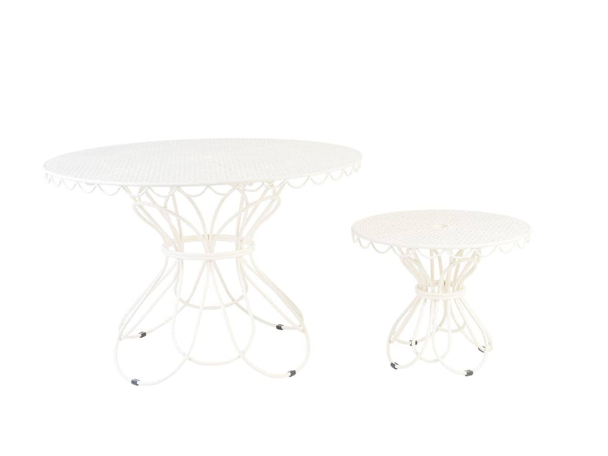Studio image of white side table
