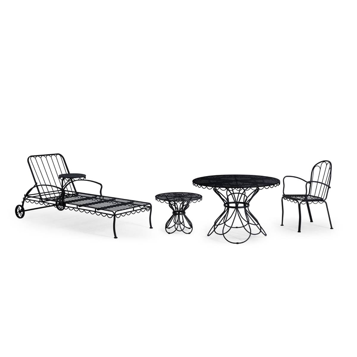 The Al Fresco Dining Table - Vintage Black Al Fresco Dining Table Business & Pleasure Co Aus 