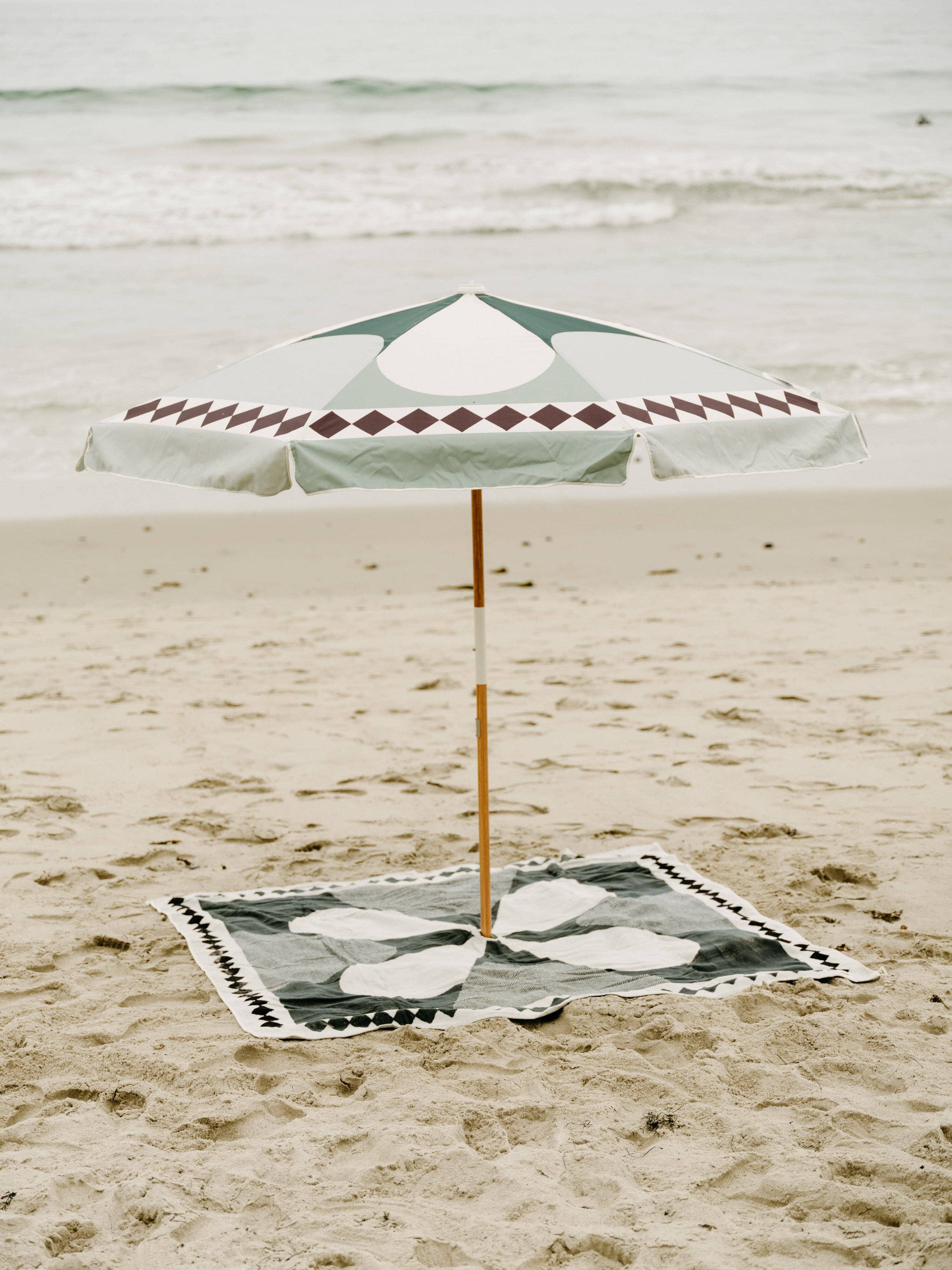 The Beach Blanket - Diamond Green Beach Blanket Business & Pleasure Co Aus 