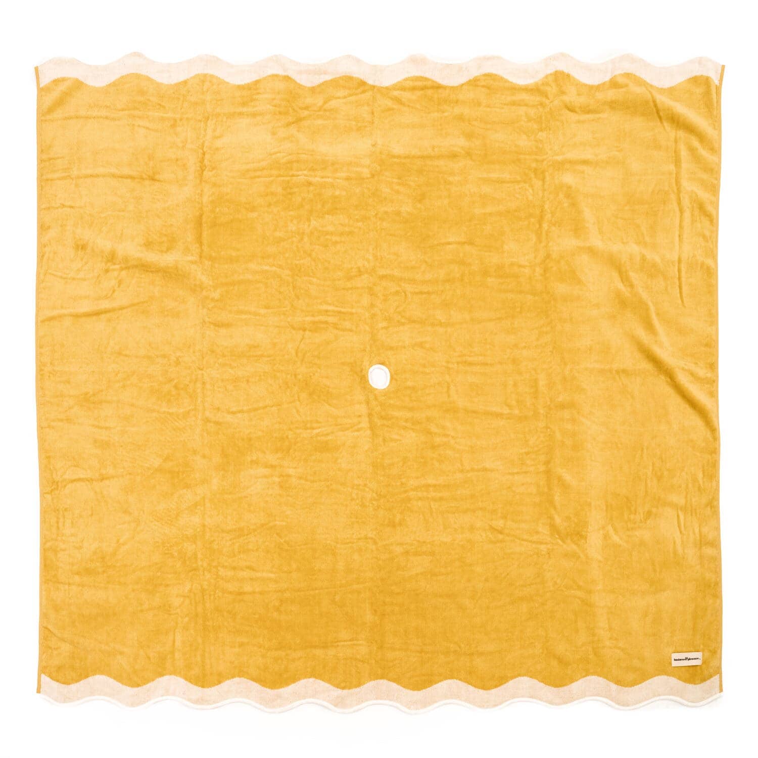 Studio image of mimosa beach blanket