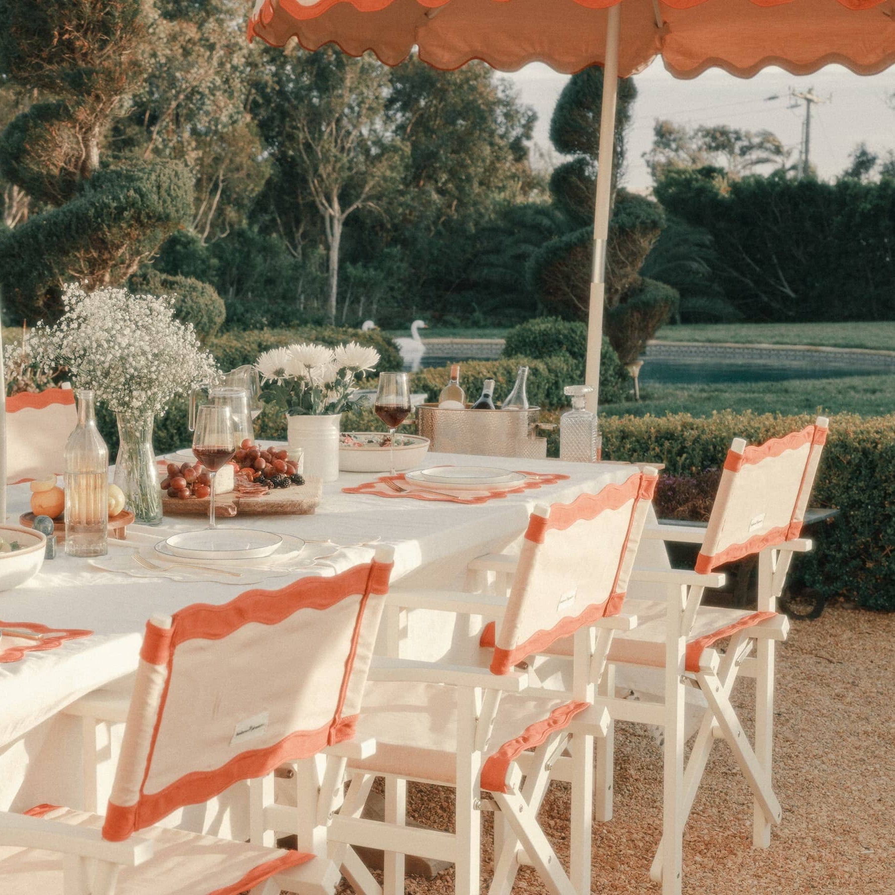 The Directors Chair - Table Height - Rivie Pink Directors Chair Business & Pleasure Co Aus 
